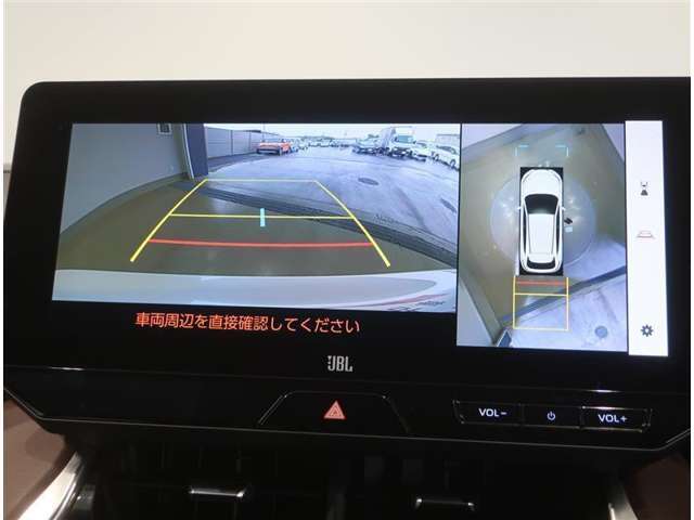 パノラミックビューモニター付きです。全方向の確認ができて安心です。