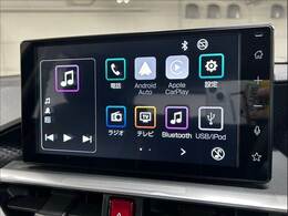 純正ディスプレイオーディオ搭載。APPカープレイ接続可能。ミラーリング可能。