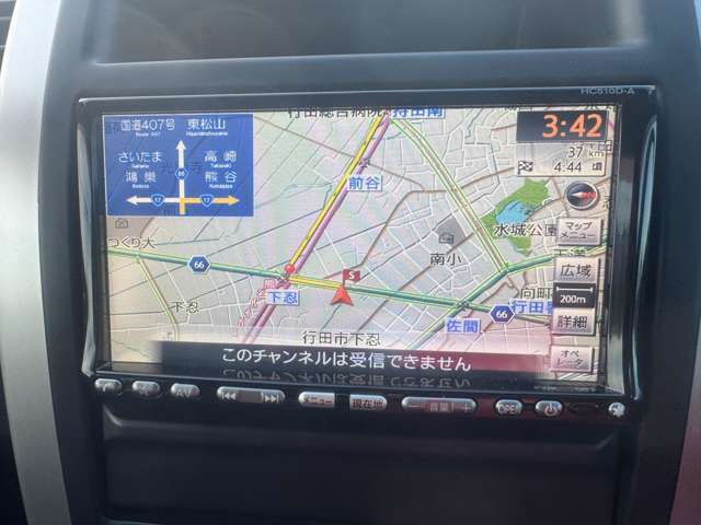 ナビ付きです。