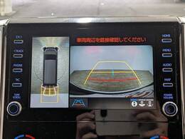 【全方位モニター】 クルマを上空から見下ろしているかのように、直感的に周囲の状況を把握できます。