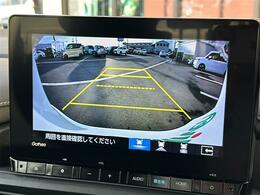 【バックモニター】後ろのカメラの映像をモニターに映し出すことができます！後方の見えない死角や、障害物との距離感をしっかり確認することができます！駐車が苦手な方におすすめです。