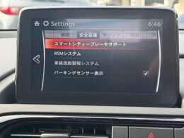 衝突被害軽減ブレーキをはじめとして、各種安全装備が充実しております。詳しくはスタッフまでお尋ねください。