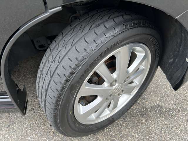 タイヤ5分山！