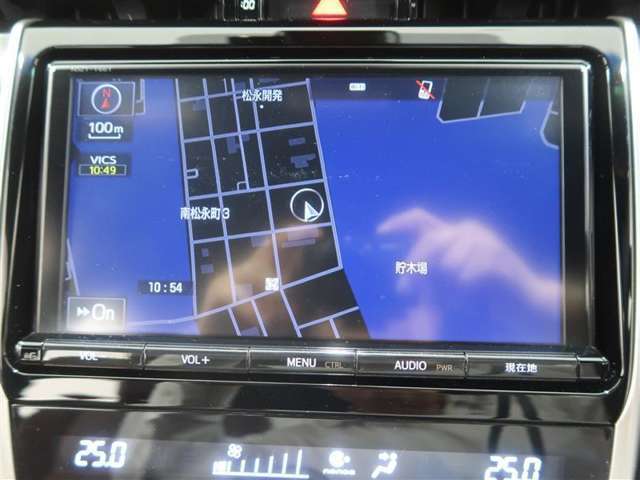 NSZT-Y66Tフルセグナビで初めての場所や道も安心です。