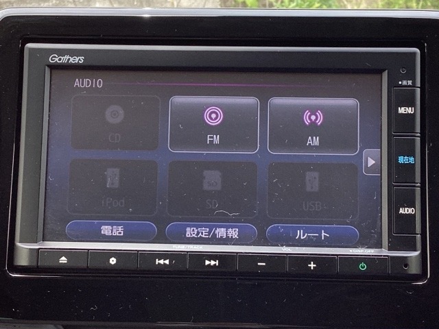 ナビ機能だけではありません、オーディオ機能も充実しています。