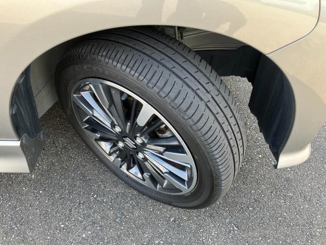 切削加工とブラック塗装を施した純正アルミホイール★【165/55R15】タイヤの溝も、まだまだ！