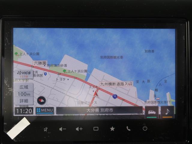 純正9インチナビです！ナビ機能のほかにはBluetoothやフルセグテレビ、スマートフォン連携で地図アプリなどを表示することもできます！お出かけ快適です♪