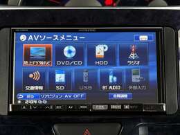 【社外HDDナビ】フルセグTV、CD/DVD再生、Bluetoothオーディオ、CD録音