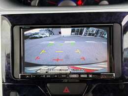 【バックカメラ】付で方向確認も安心です。狭い駐車場や後方確認しにくい場所で活躍します♪駐車が苦手な方にもオススメな便利機能です！