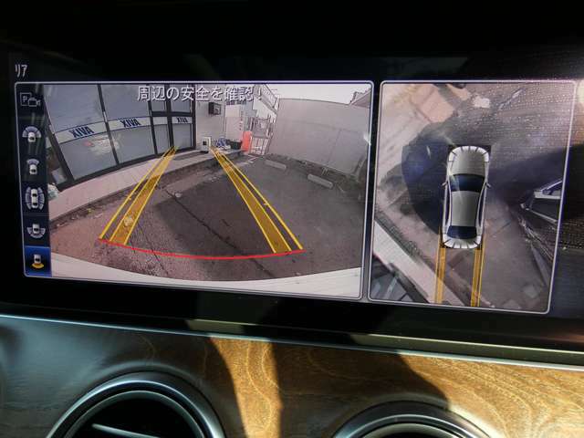 駐車の苦手な方でも安心のバックカメラ・全周カメラ・パークトロニックセンサーが装備されております！