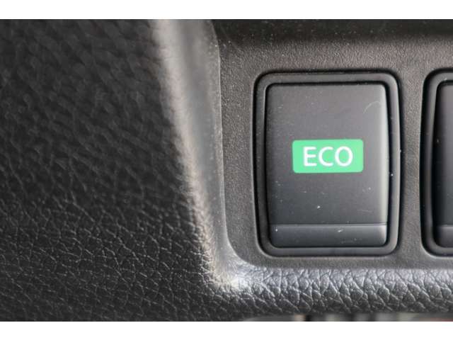 ECOモード。エンジンとCVTの作動を自動制御して急加速を抑えることで燃費の向上をサポートするシステムです