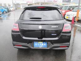 スイフトと分かるリヤビュー