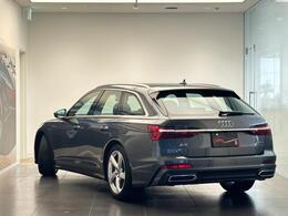 A6 Avantのルーフラインは傾斜のついたテールゲートへと美しくつながり、スタイリッシュ