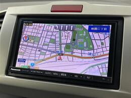 【純正ナビ】専用設計で車内の雰囲気にマッチしたナビが装備されています！利用時のマップ表示は見やすく、いつものドライブがグッと楽しくなります！