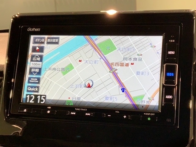 ギャザズナビ搭載です。知らない道も安心ですね！