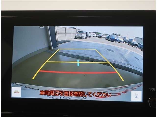 バックガイドモニターで、後方を確認しながら安心して駐車することができます。運転初心者も熟練者も必須の機能ですよ！