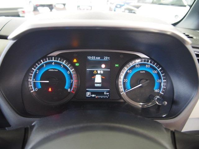 運転状況がわかりやすいメーターですね！