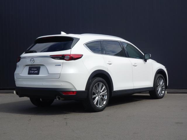 北米仕様の3列シートSUV「CX-9」を日本国内向けにリサイズすることで、重量に負けない強靭なボディの多人数SUVが誕生しました。