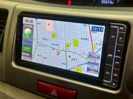 【純正ディーラーナビ】装備でフルセグTV視聴やBluetooth等充実装備。