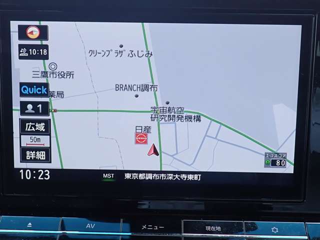 日産純正メモリナビ（MM522D-L）が装備されております♪