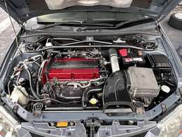 6速クロスミッション・アルミルーフパネル・大型カーボンリアスポイラー・ブレンボ・ワーク17アルミ・車高調・HIDライト・レカロシート・MOMOステアリング・ACD＋スーパーAYC・HKSマフラー