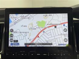 【純正ナビ】専用設計で車内の雰囲気にマッチ！ナビ利用時のマップ表示は見やすく、いつものドライブがグッと楽しくなります！