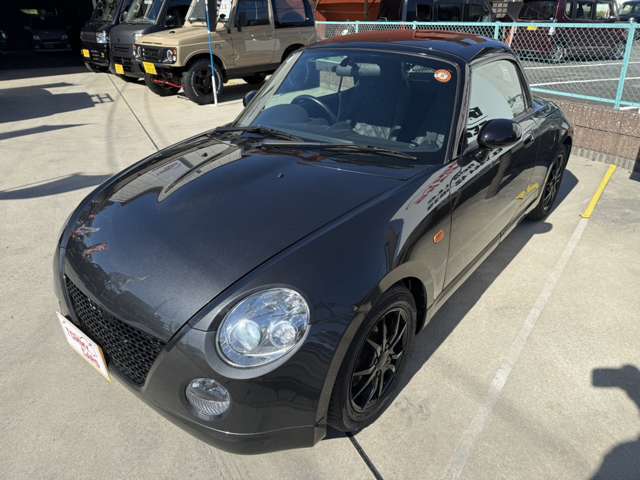 カルパチアグレーメタリック/ブラック　ツートン全塗装/新品シートカバー/新品タイヤ4本/社外アルミ/ライトスモーク加工ヘッドライト＆テールレンズ/キーレス/車検令和9年9月まで