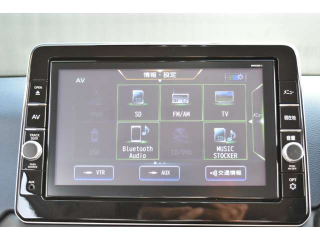 ★ナビではテレビやブルートゥース機能が搭載されています