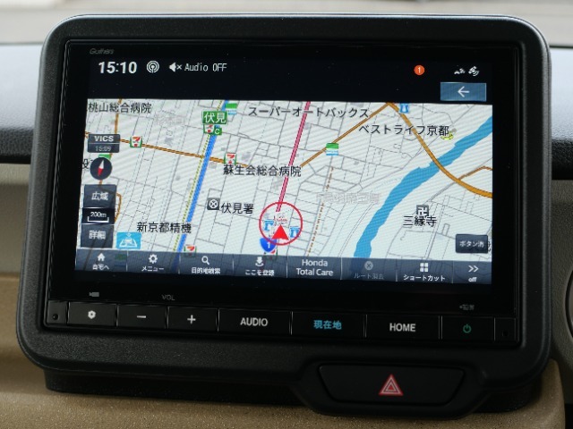 地図画面の写真です。