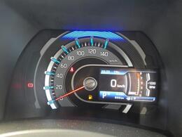 大きくて見やすいスピードメーターなので走行中も安心です！