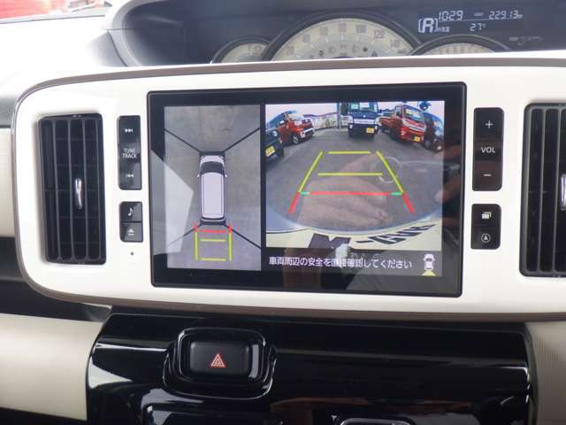 パノラマモニターカメラ付きで安心ですよ