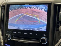 【バックカメラ】駐車時に後方がリアルタイム映像で確認できます。大型商業施設や立体駐車場での駐車時や、夜間のバック時に大活躍！運転スキルに関わらず、今や必須となった装備のひとつです！
