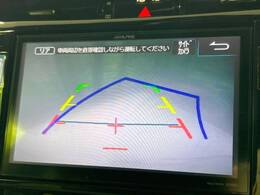 【バックカメラ】駐車時に後方がリアルタイム映像で確認できます。大型商業施設や立体駐車場での駐車時や、夜間のバック時に大活躍！運転スキルに関わらず、今や必須となった装備のひとつです！
