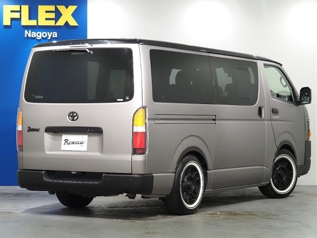 【Renoca　CoastLines/R3年式/ハイエースバン2.0L/オールペイント】角目4灯オールペイント♪【全国納車可能】