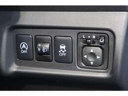 ASC（アクティブスタビリティコントロール）※横滑り防止＋トラクションコントロール機能/アイドリングストップ機構/スマートキー（ドアロック）連動オート格納＆復帰ドアミラー