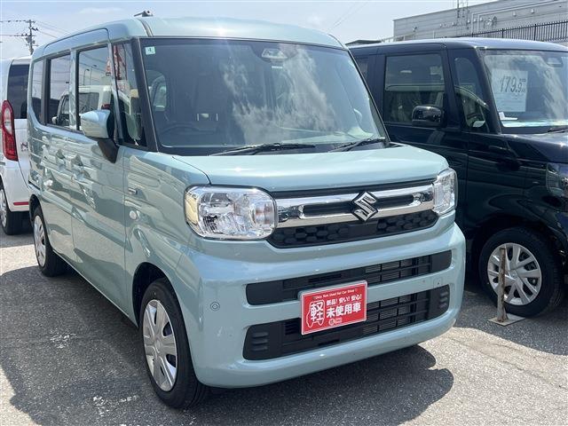 軽の看板が目印です！届出済 未使用車をお探しの方はこちらの看板を目印にお越しください。※似たような看板のお店がございますのでお間違えのないようご注意ください。
