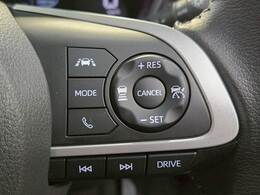 【クルーズコントロール】装備車両になります。遠距離ドライブの高速道路などでは大活躍で疲労軽減に役立ちます。