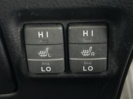 【シートヒーター】シートを温めてくれる暖房機器です！長時間座っていると負担が掛かりやすい背中や腰、または冬場などの寒い日に冷えやすい脚部に快適なぬくもりを伝えます。