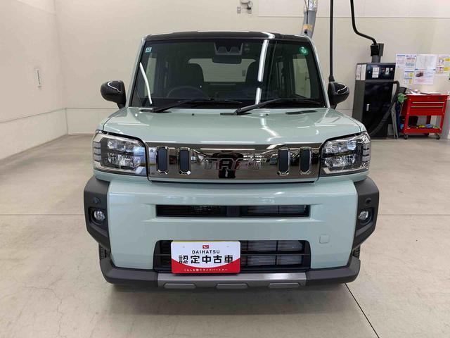 タフトの特別仕様車ダーククロムベンチャーが入庫いたしました！7インチナビとドラレコ装備です♪弊社、試乗車として使用しておりました！内外装ともにキレイな一台です♪ぜひお立ち寄りください（＾＾♪