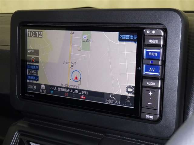 ナビゲーション付なので、何時何処でも行きたい場所へ。　ナビって無くて良いかなと思っていても一回使うと手放せませんよね。
