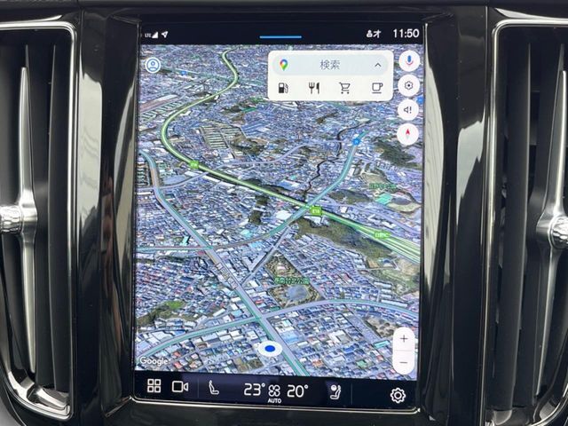 【9インチタッチスクリーン純正HDDナビ】「Apple　Car　Play」「Android　Auto」対応のボルボ先進ナビゲーション「SENSUS」。