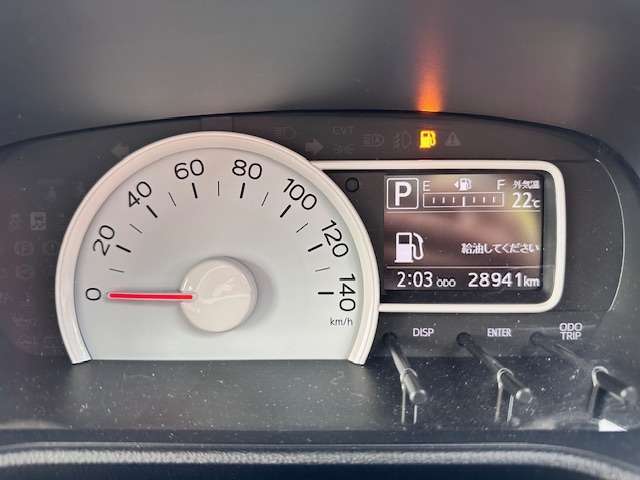 見やすいメーターで運転快適！
