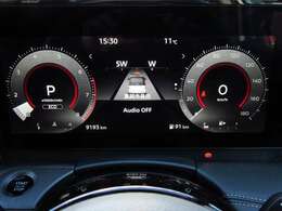 デジタル表示スピードメーターです。　走行距離　9193km　★ディスプレイに映し出される多彩な情報が、快適なドライブをサポートします。