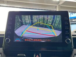 【バックカメラ】駐車時に後方がリアルタイム映像で確認できます。大型商業施設や立体駐車場での駐車時や、夜間のバック時に大活躍！運転スキルに関わらず、今や必須となった装備のひとつです！
