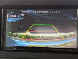 バックカメラ装備。駐車が苦手な方には欠かせません。