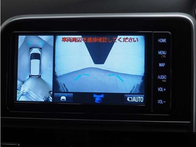 パノラミックビューモニターでも確認できます。