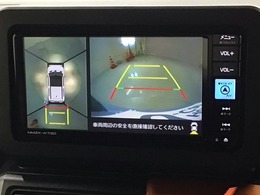 全方位モニターがついています！　車の周囲を360°安全確認できるので、普段の駐車はもちろんの事、縦列駐車や幅寄せの際にも活躍してくれますよ。