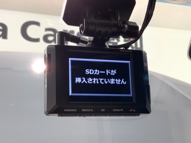 万が一の事故のときもドライブレコーダーがあると安心です。ご利用になる場合は個人情報保護の観点より新品の対応SDカードをお求め下さい。