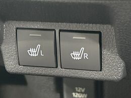 【シートヒーター】寒い日に重宝するシートヒーター！エアコンより早く温まってくれるので寒がりの人も安心ですね♪エアコンの温風は乾燥するから苦手、という方にもをおすすめです。