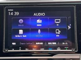 【純正ナビ】人気の純正ナビを装備。オーディオ機能も充実しており、Bluetooth接続すればお持ちのスマホやMP3プレイヤーの音楽を再生可能！毎日の運転がさらに楽しくなります！！